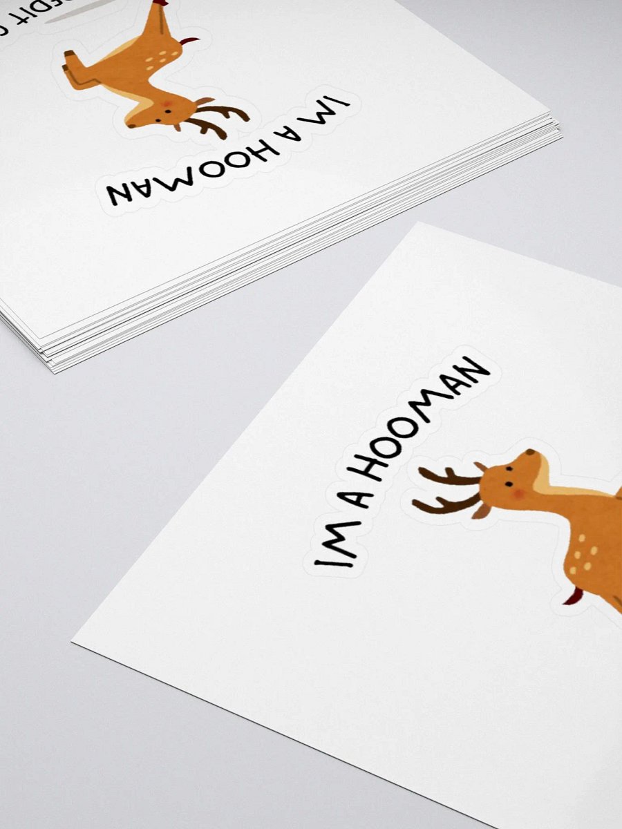 Im a hooman sticker product image (4)