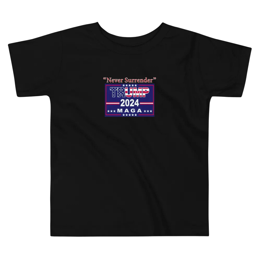2024 Trump Never Surrender Toddler T-Shirt product image (5)
