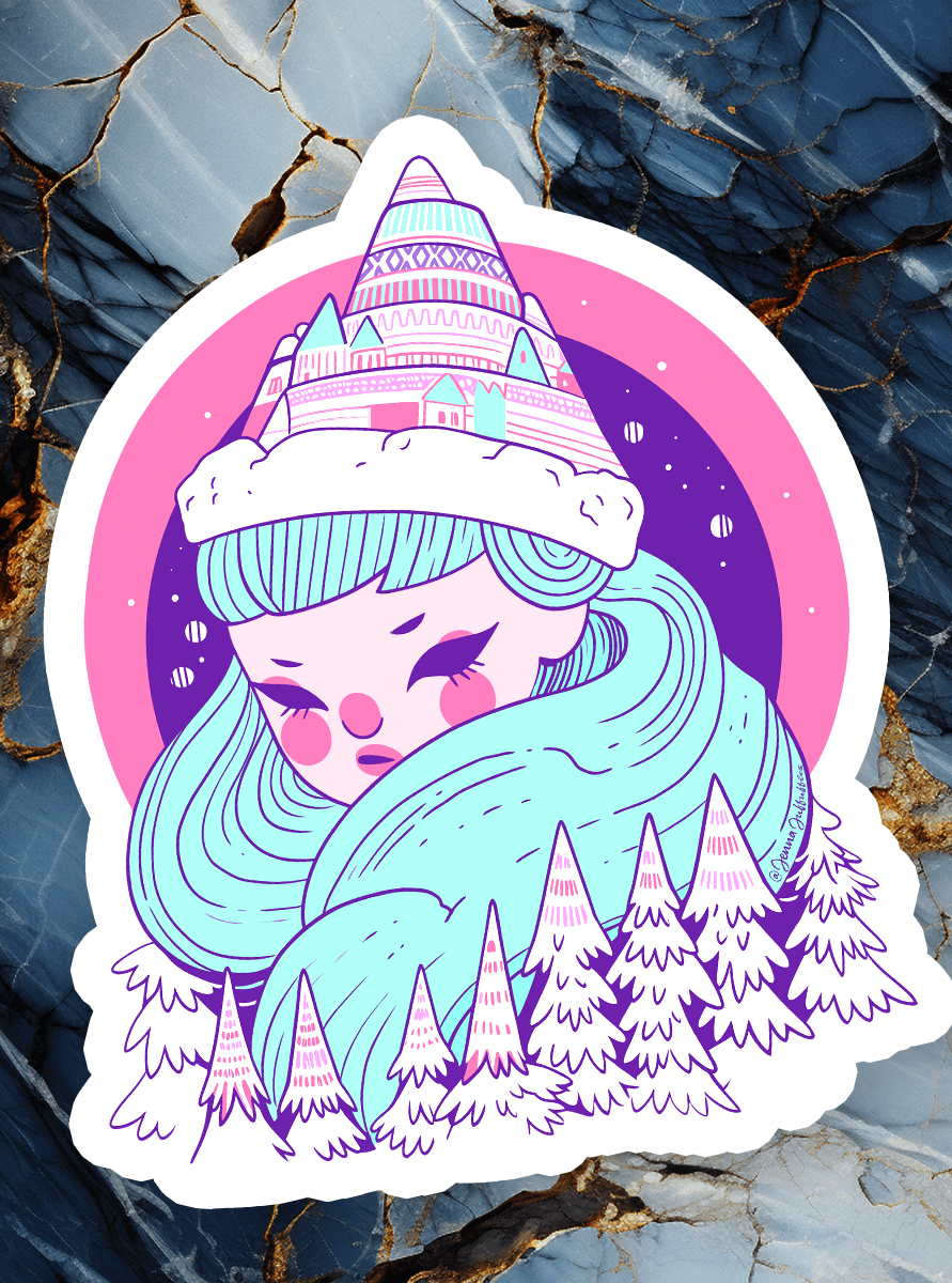 Ski Lodge | Die-Cut Magnet product image (1)