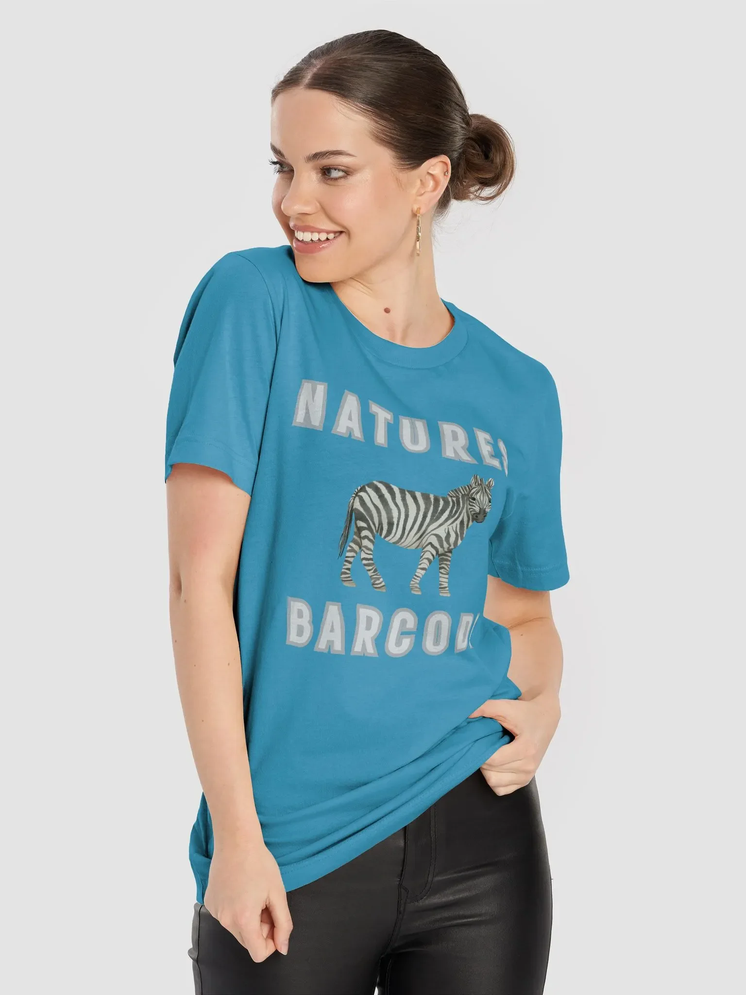 Nature's Barcode Zebra T-Shirt product image (78)