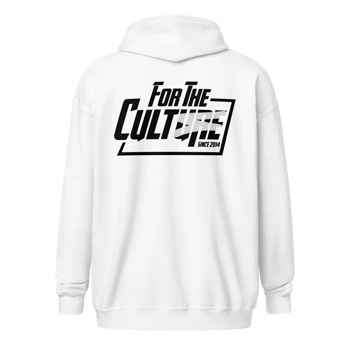 For the Culture Black / White Zip Up product image (9)