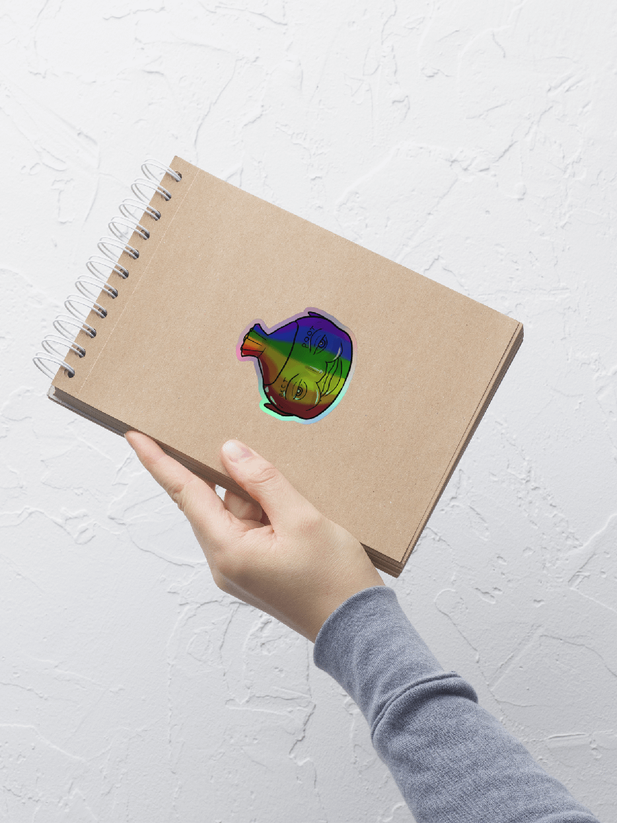 Pride Poot holographic stickers product image (3)