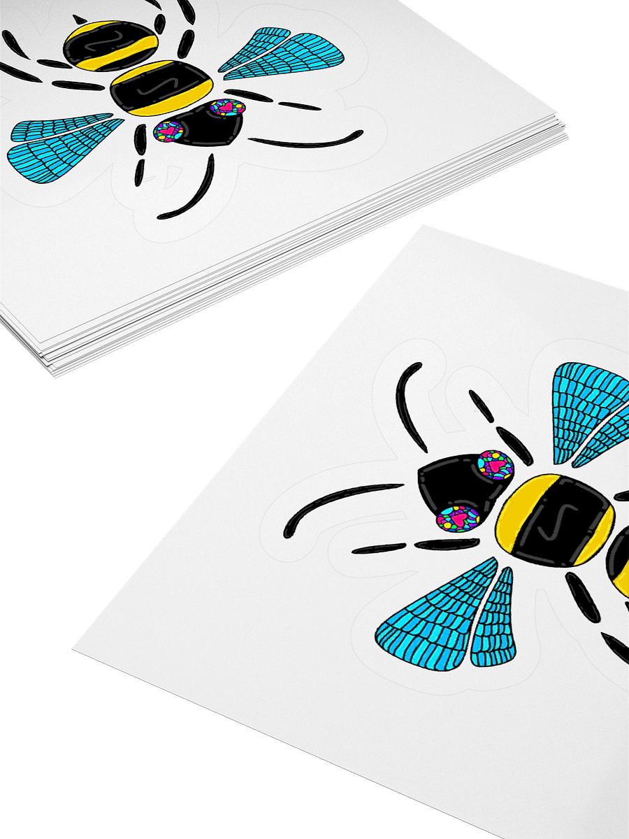 Glass Bee Stickers product image (11)