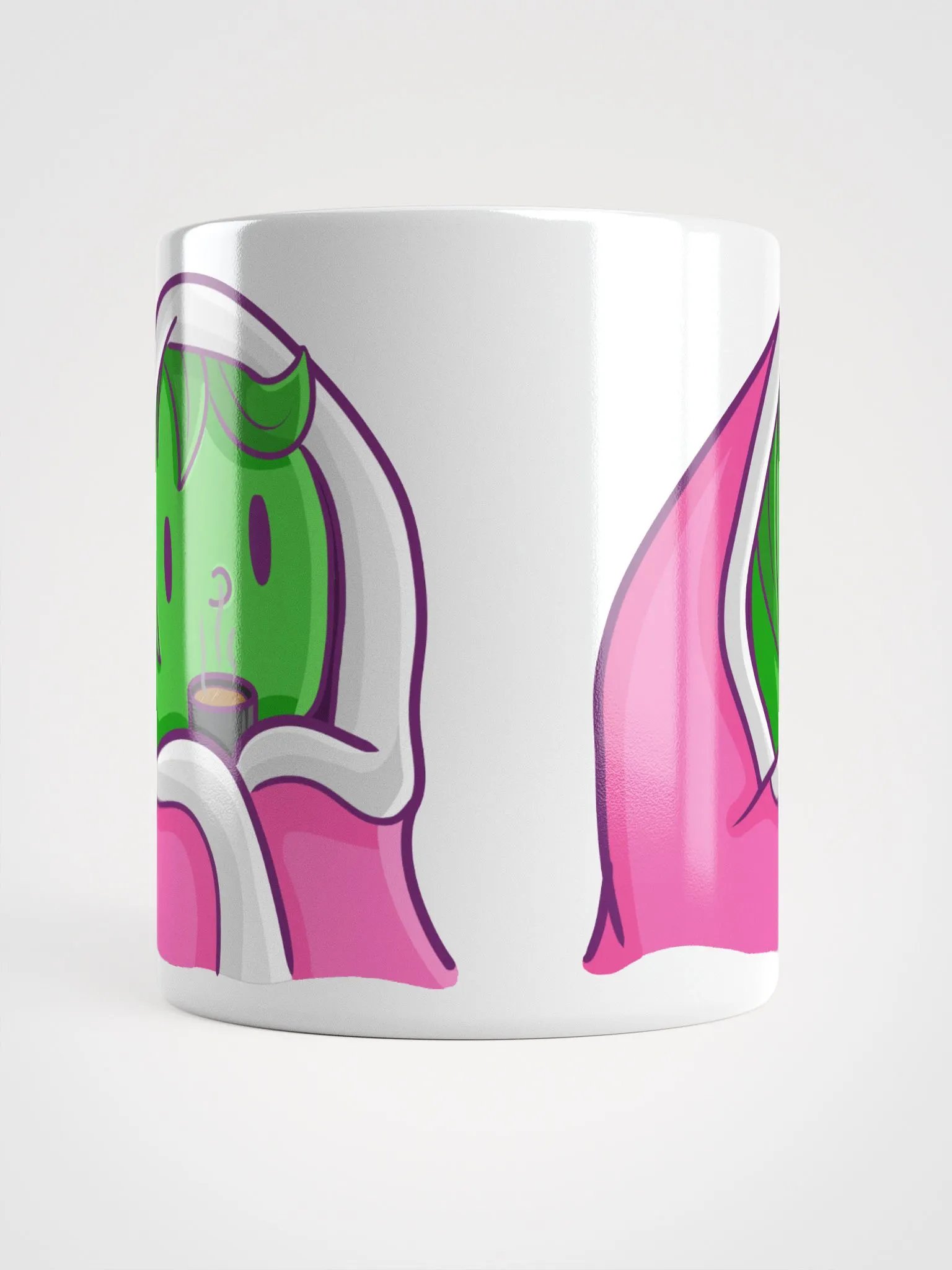 Pink Rose Cuddler Mug | Art by Duck product image (5)