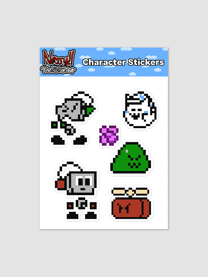 Nessy 8-Bit Sprite Stickers product image (1)
