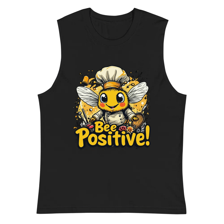 Bee Positive! Chef Bee Muscle Tank product image (2)