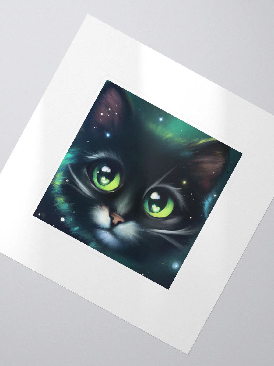 Cute Galactic Kitty Sigma Sticker product image (2)