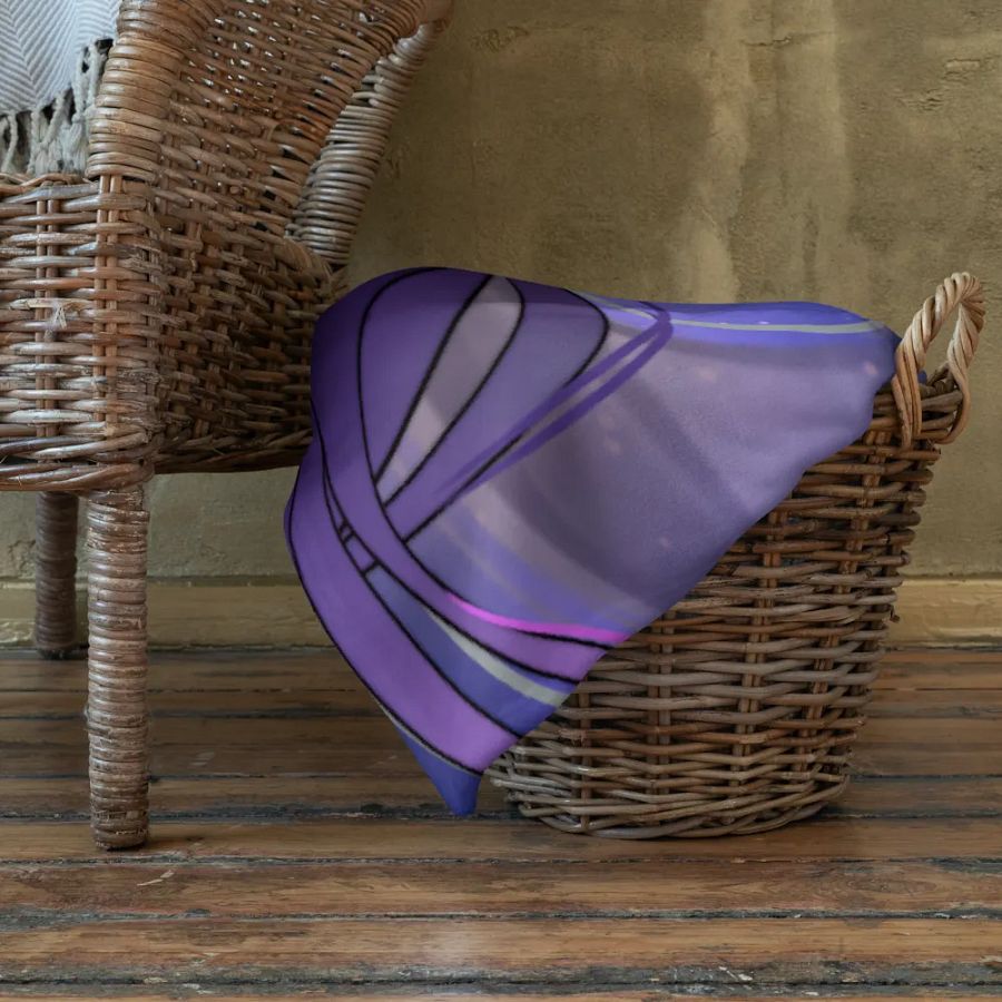 Clutzymina in Space Throw Blanket product image (10)