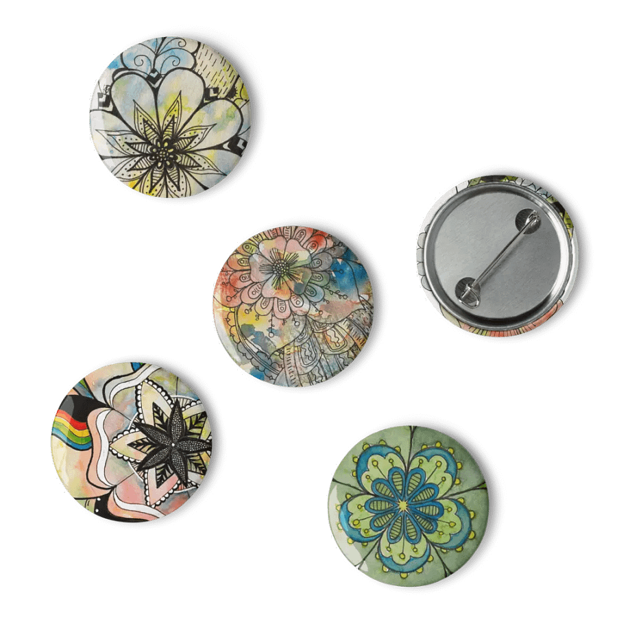 Floral Fantasy Pin Button Set product image (15)