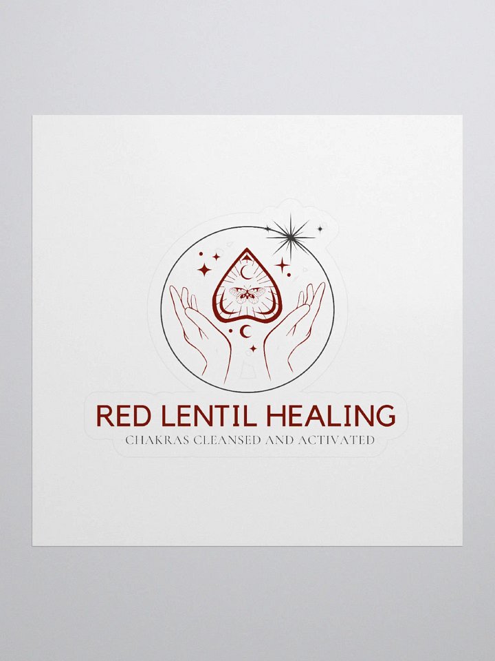 Red Lentil Cut Stickers product image (1)