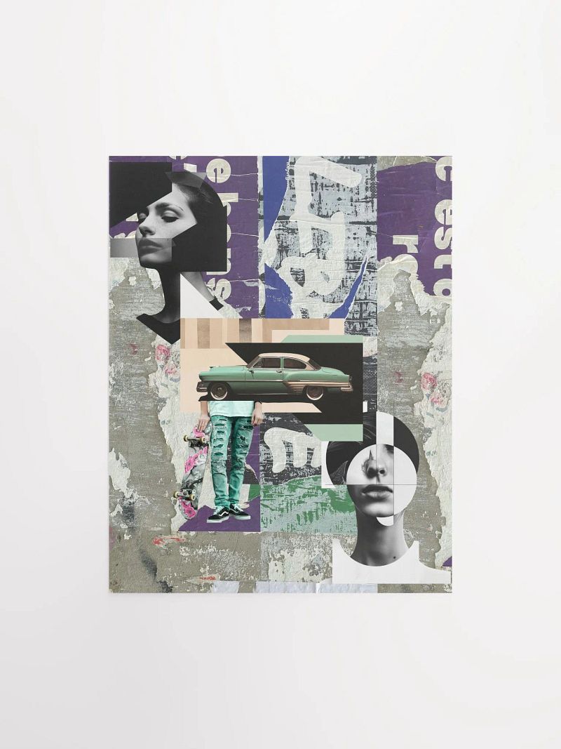 Rough Collage Print/Poster