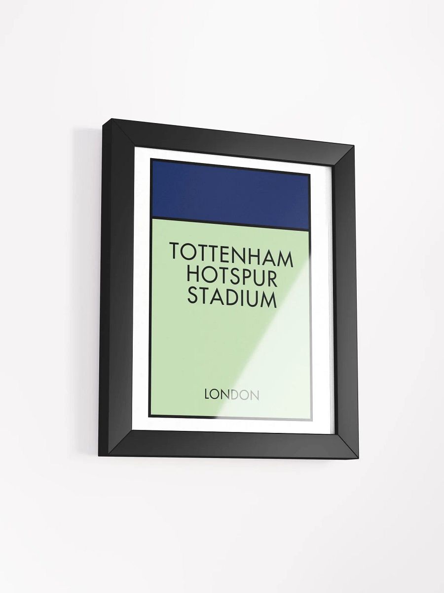 Tottenham Hotspur Stadium London Monopoly Title Art Framed Print product image (2)