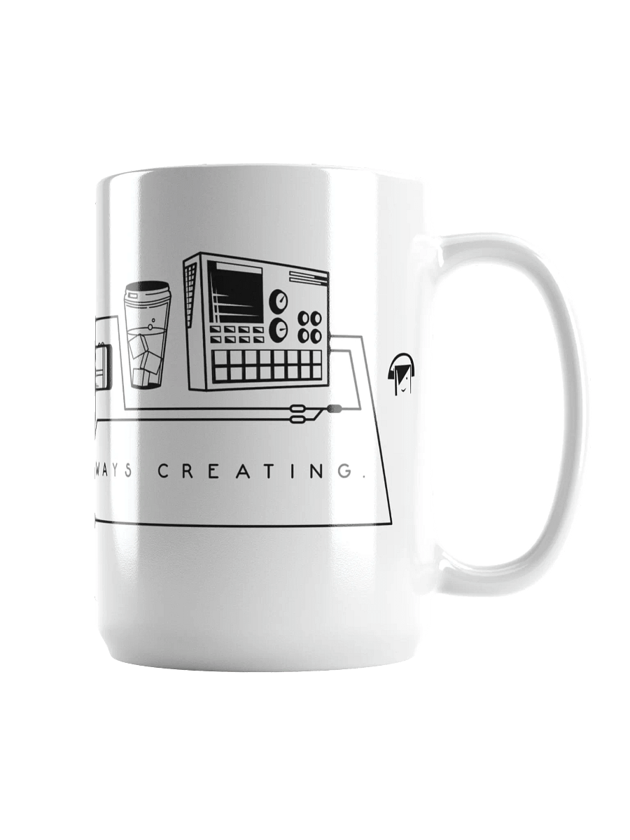 Always Creating: the Production Process 15 oz. mug product image (1)