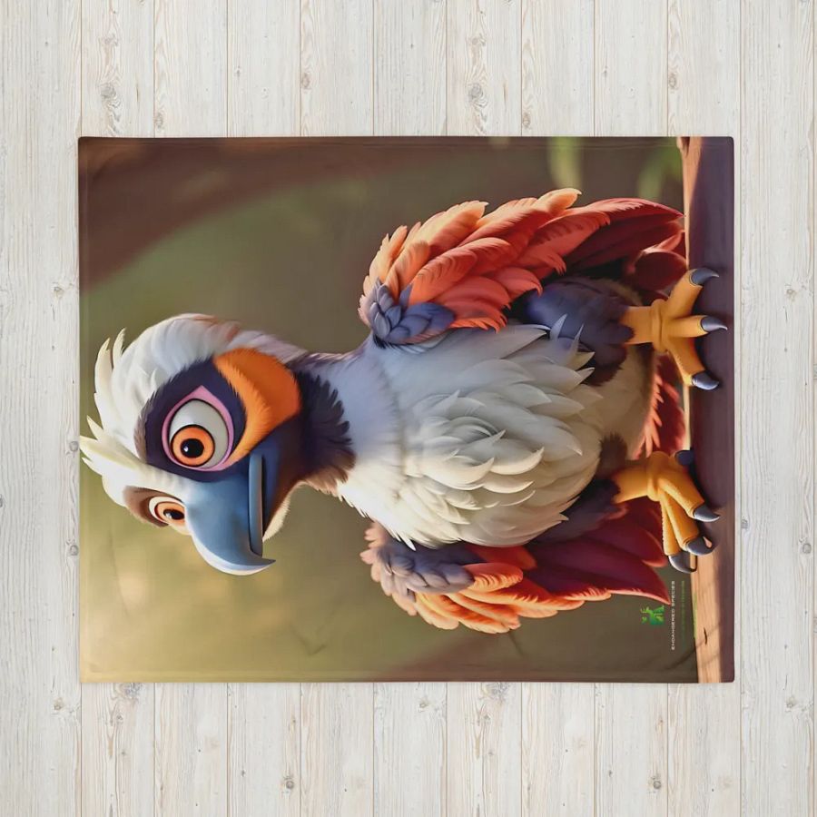 Endangered Species - Mexico - King Vulture Throw Blanket product image (2)