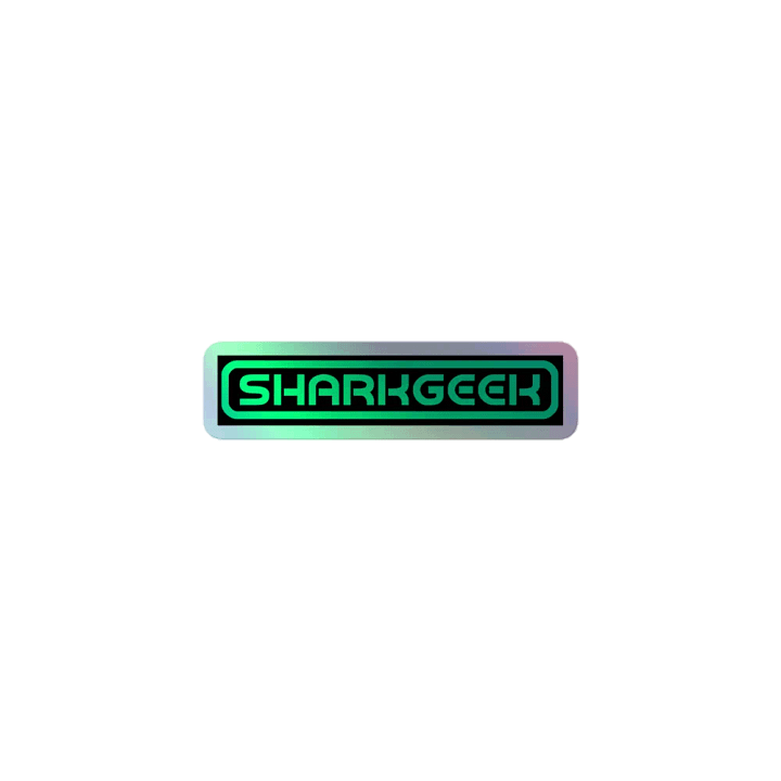 SharkG33k Logo Sticker (Holographic) product image (1)