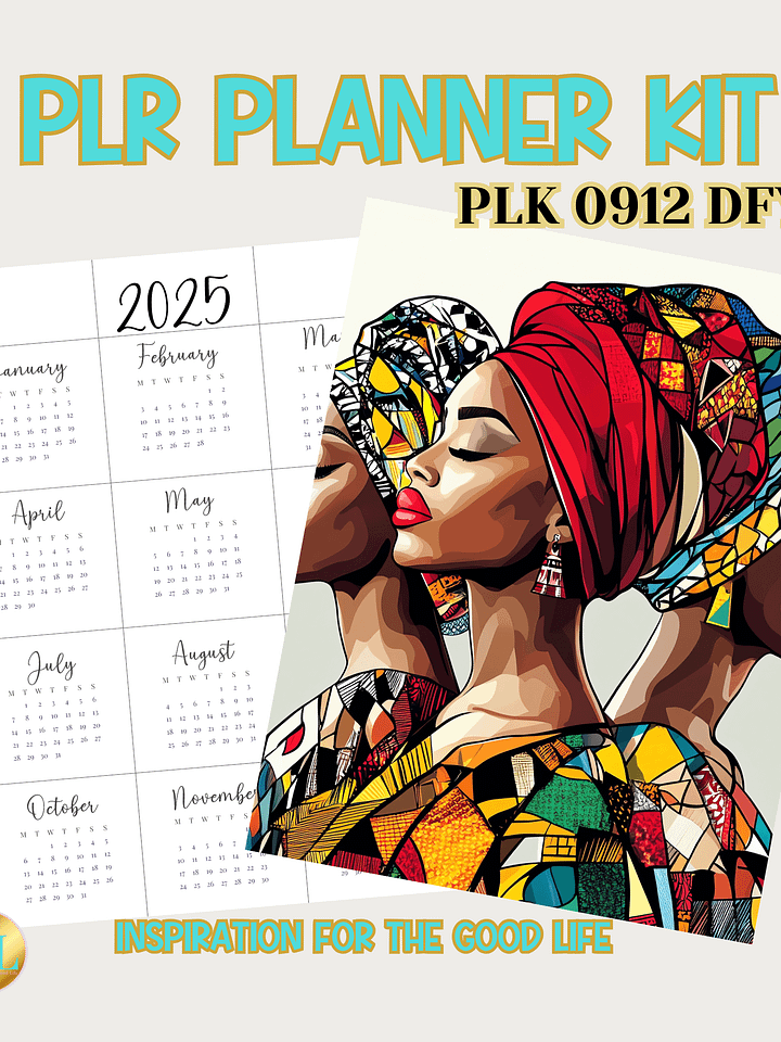 PLR PLK-0912-DFY 2025 PLR Planner & Journal Kit product image (1)