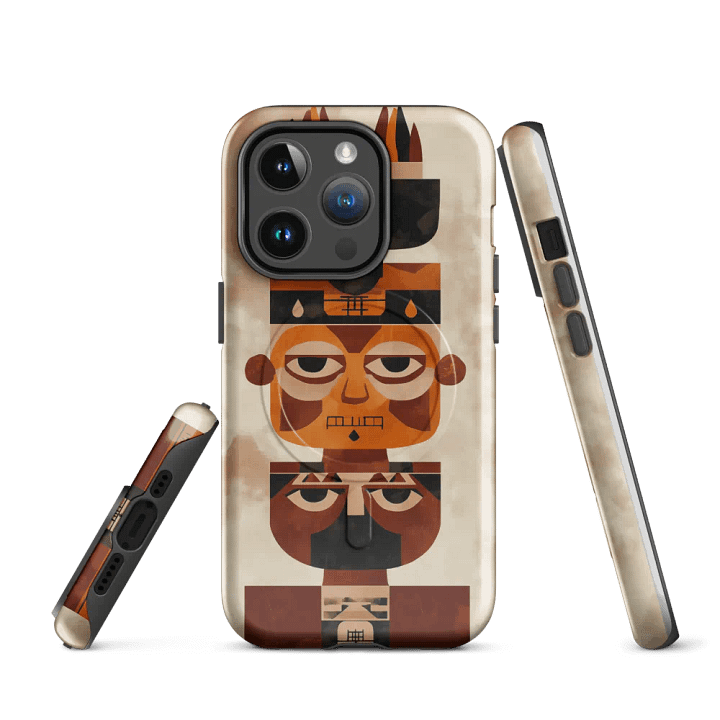 Totem Faces iPhone® Tough Case product image (3)