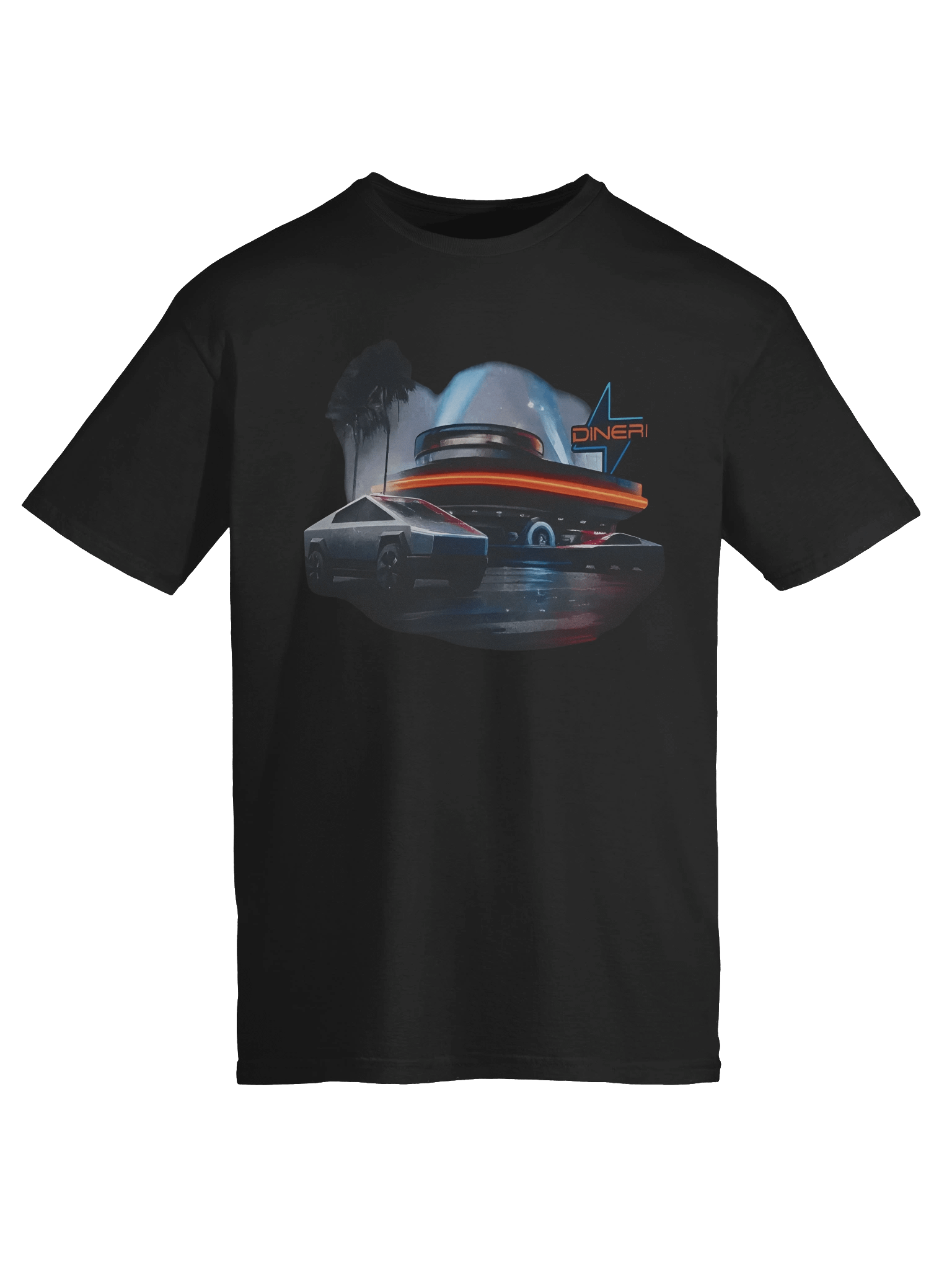 Tesla Hollywood Retro Diner T-Shirt product image (6)