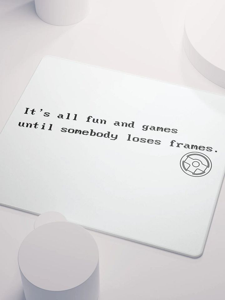 It's all fun and games... Gamer mousemat (Racing) product image (1)