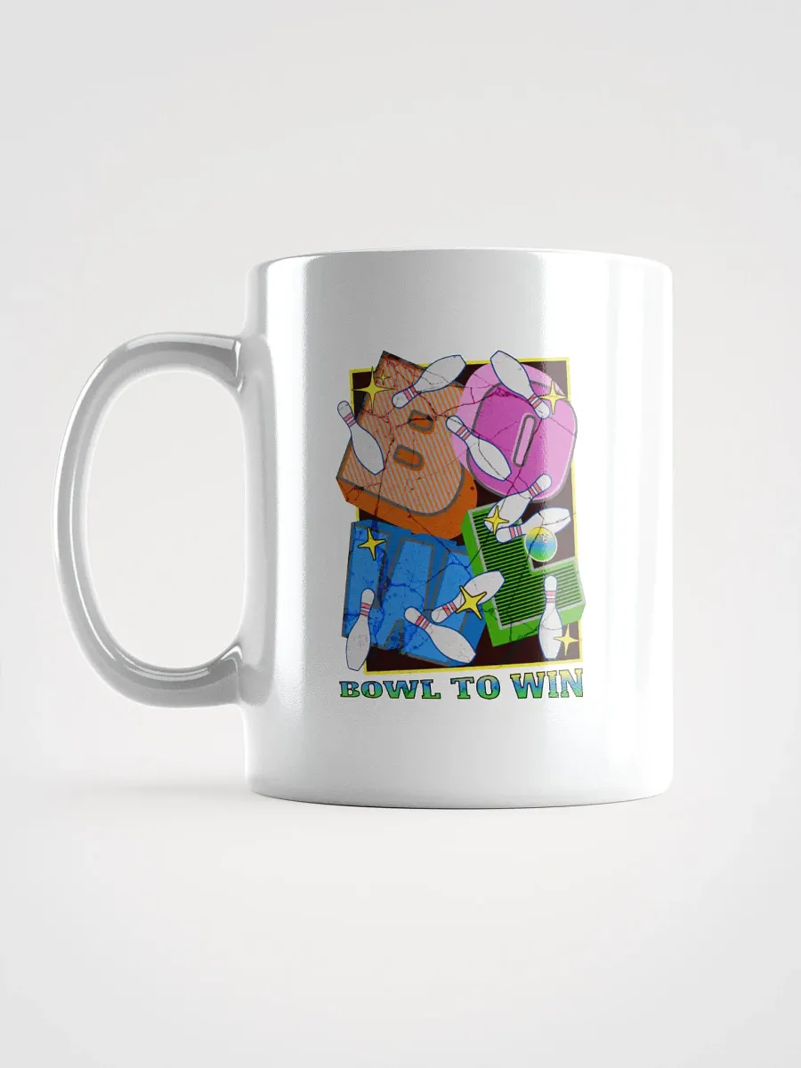 Bowl To Win Block Letter Colorful Bonanza Mug product image (1)