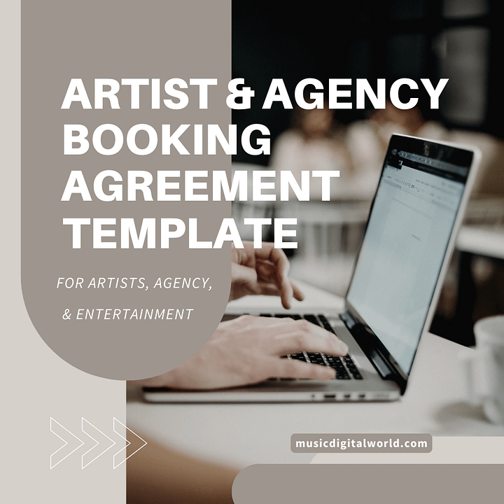 Artist Booking Agreement Template, Agency Authorization Form, Booking Agency Contract, Booking Agreement Template, Agency Forms product image (1)