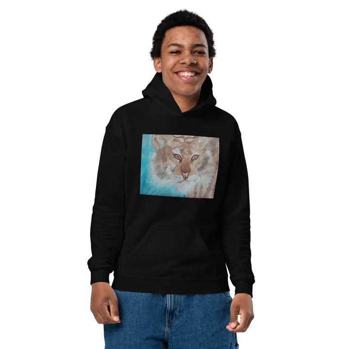Watercolor Tiger Youth Hoodie product image (5)