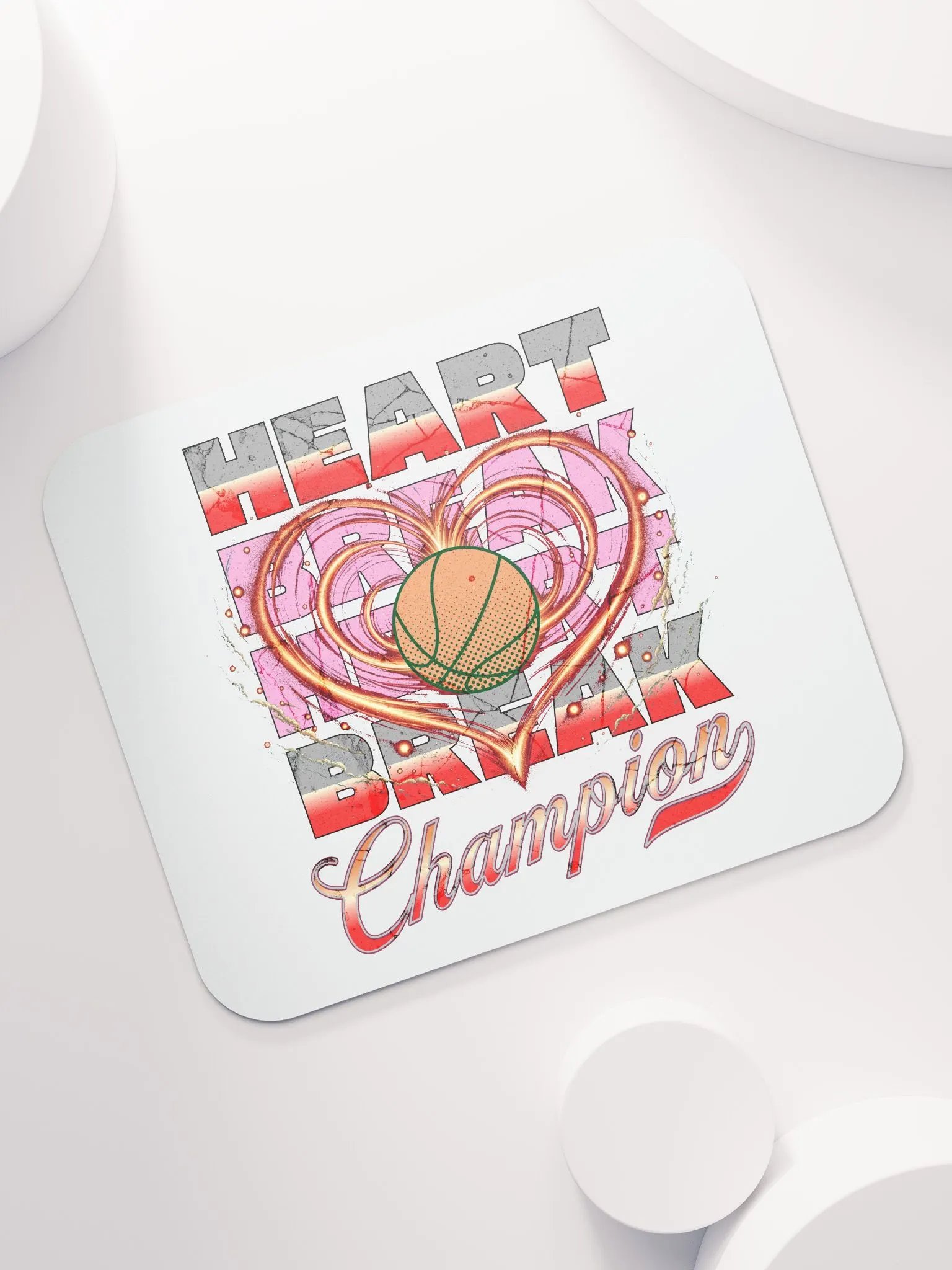 Heartbreak Champion Basketball Mouse Pad product image (3)