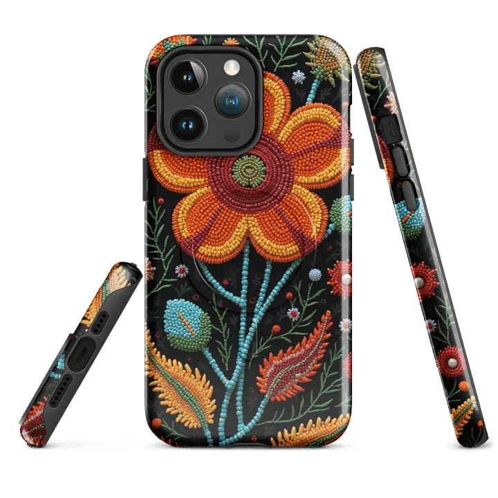 Floral Beaded iPhone® Case product image (1)