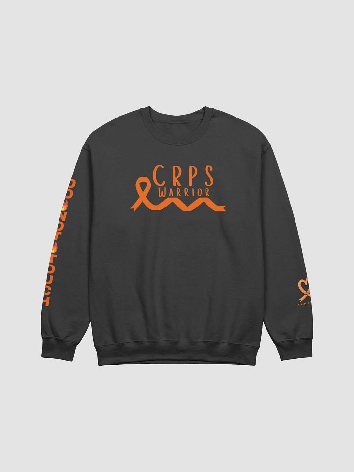 CRPS Warrior Bottom Ribbon Do Not Touch RIGHT Arm Crewneck Sweatshirt (Unisex) product image (1)