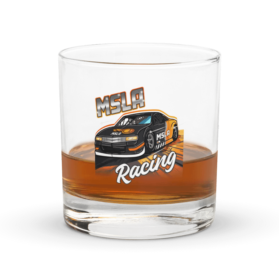 MSLA Racing Team Rocks Glass product image (1)