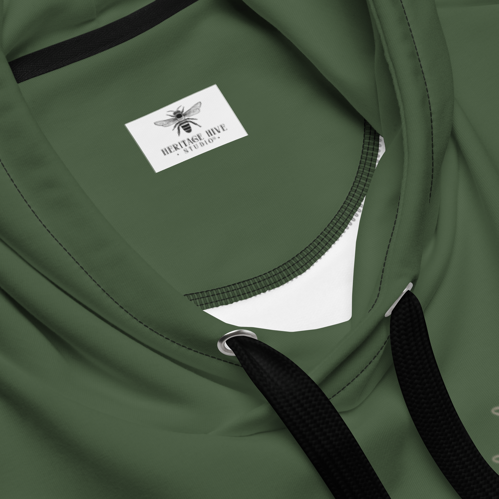 Winter Green Reindeer Hoodie | Cozy Unisex Christmas product image (2)