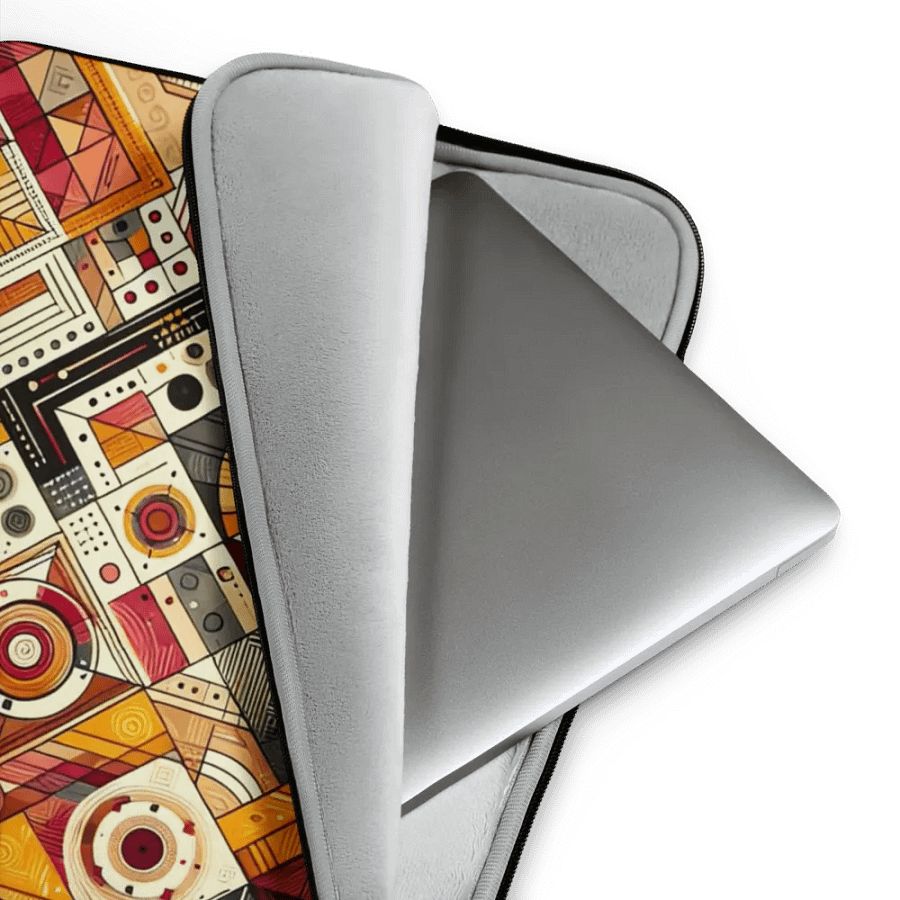 Retro Geometric Laptop Sleeve product image (3)
