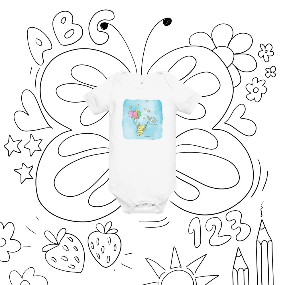 Starry Bunny Baby Onesie product image (8)