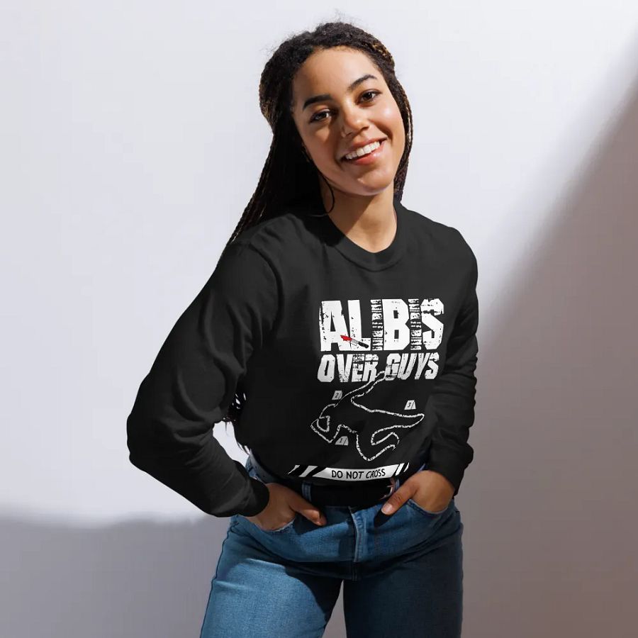 CrimeClothes Alibis Over Guys Crime Scene Long Sleeve T-Shirt product image (8)