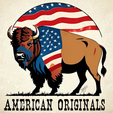 American Original Bison Embroidered Cooks Apron product image (6)