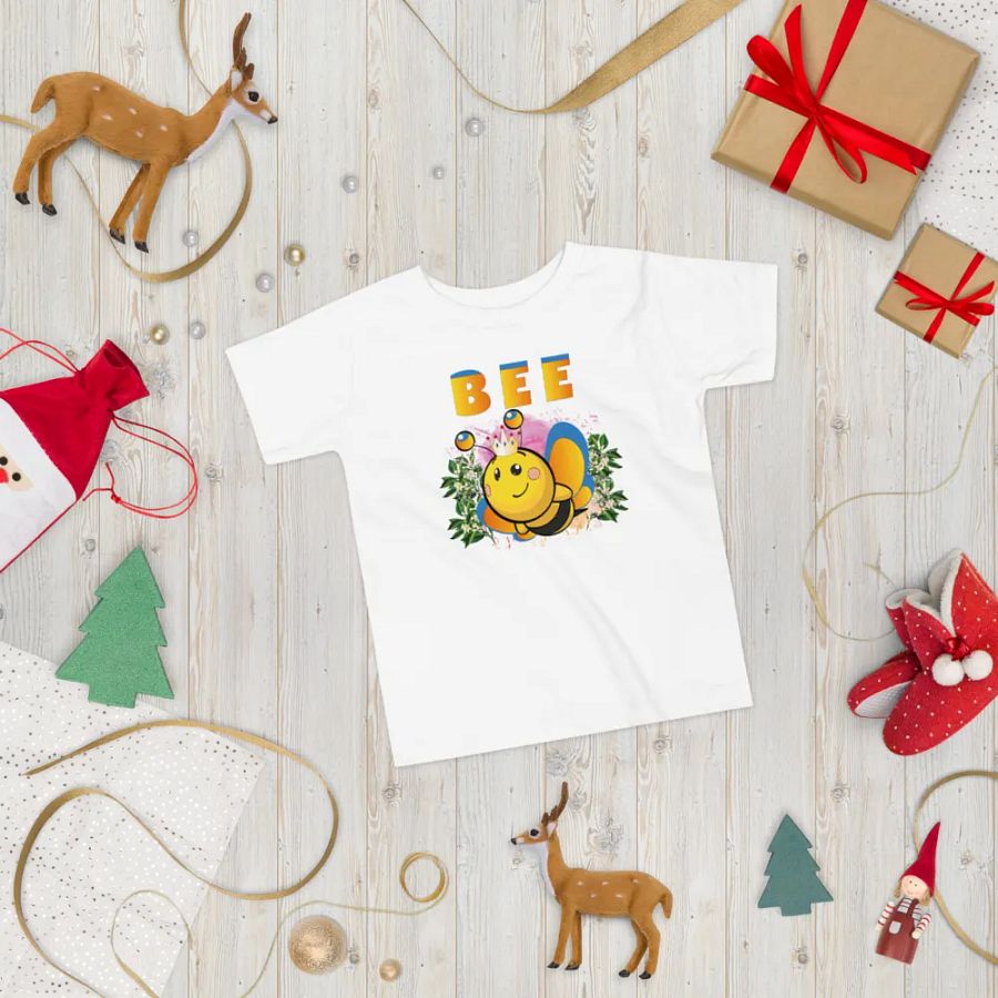 Cute Bee Colorful Lovely T-Shirt – Funny Shirt & Gift for Boys & Girl product image (6)