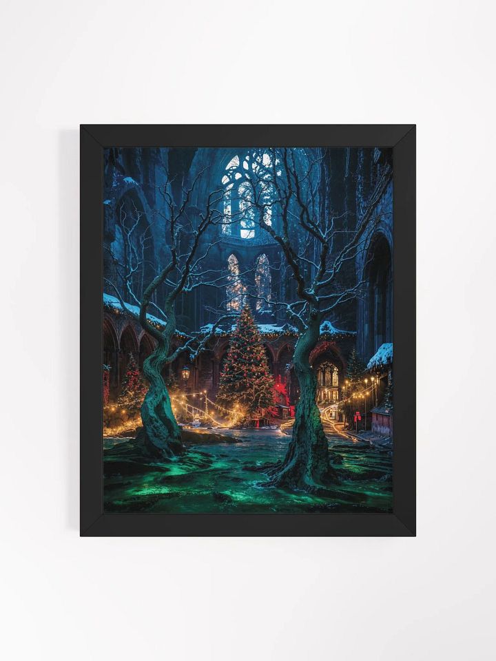 Gothic Christmas Cathedral Framed Print product image (3)