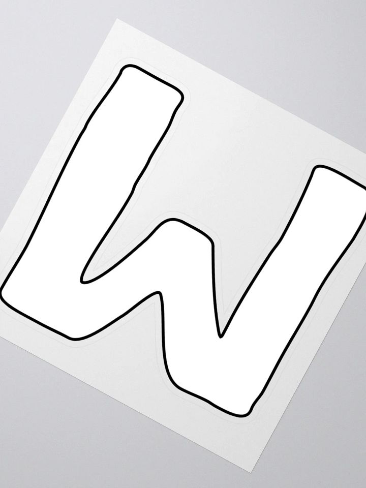 W Sticker product image (2)