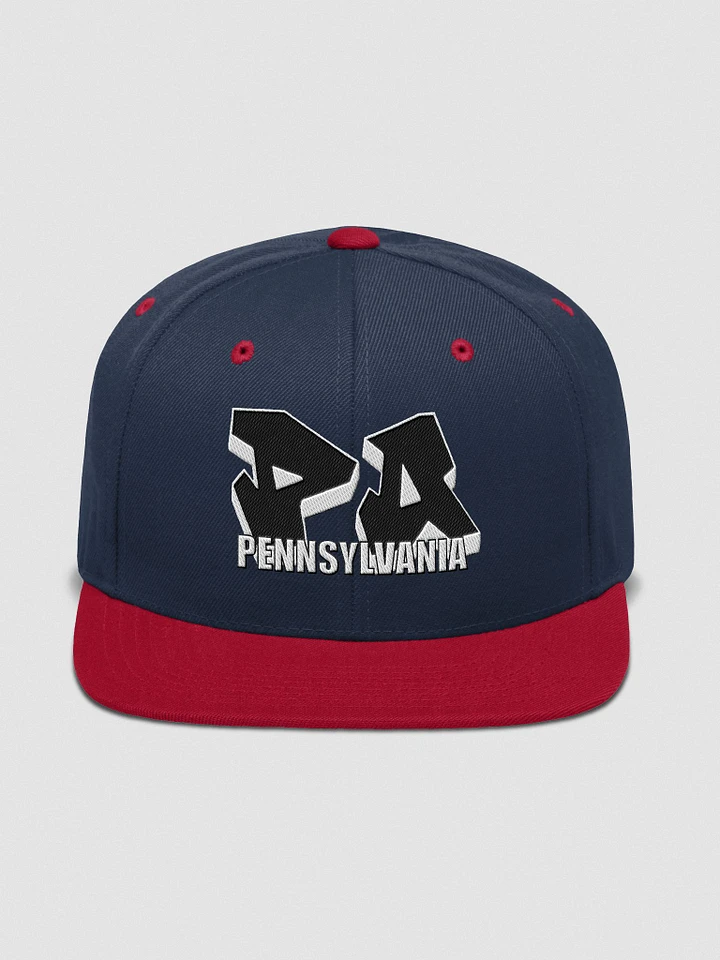 PENNSYLVANIA, PA, Graffiti, Yupoong Wool Blend Snapback Hat product image (1)