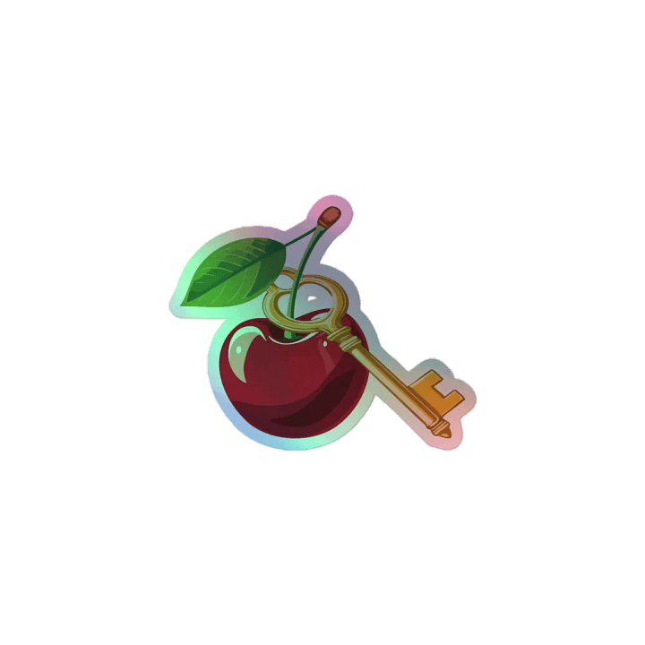 Cherry-Key Holo sticker product image (2)