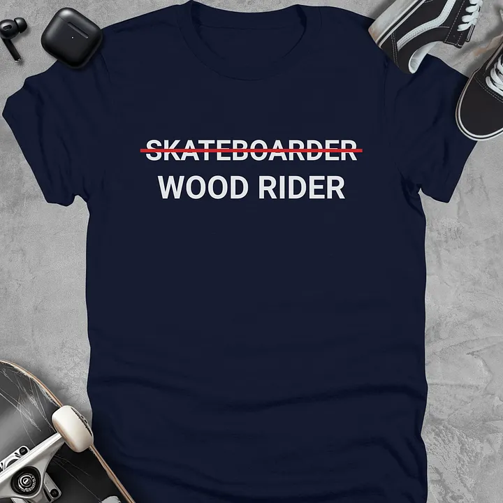 Wood Rider, Funny skateboarding t-shirt, unisex product image (3)