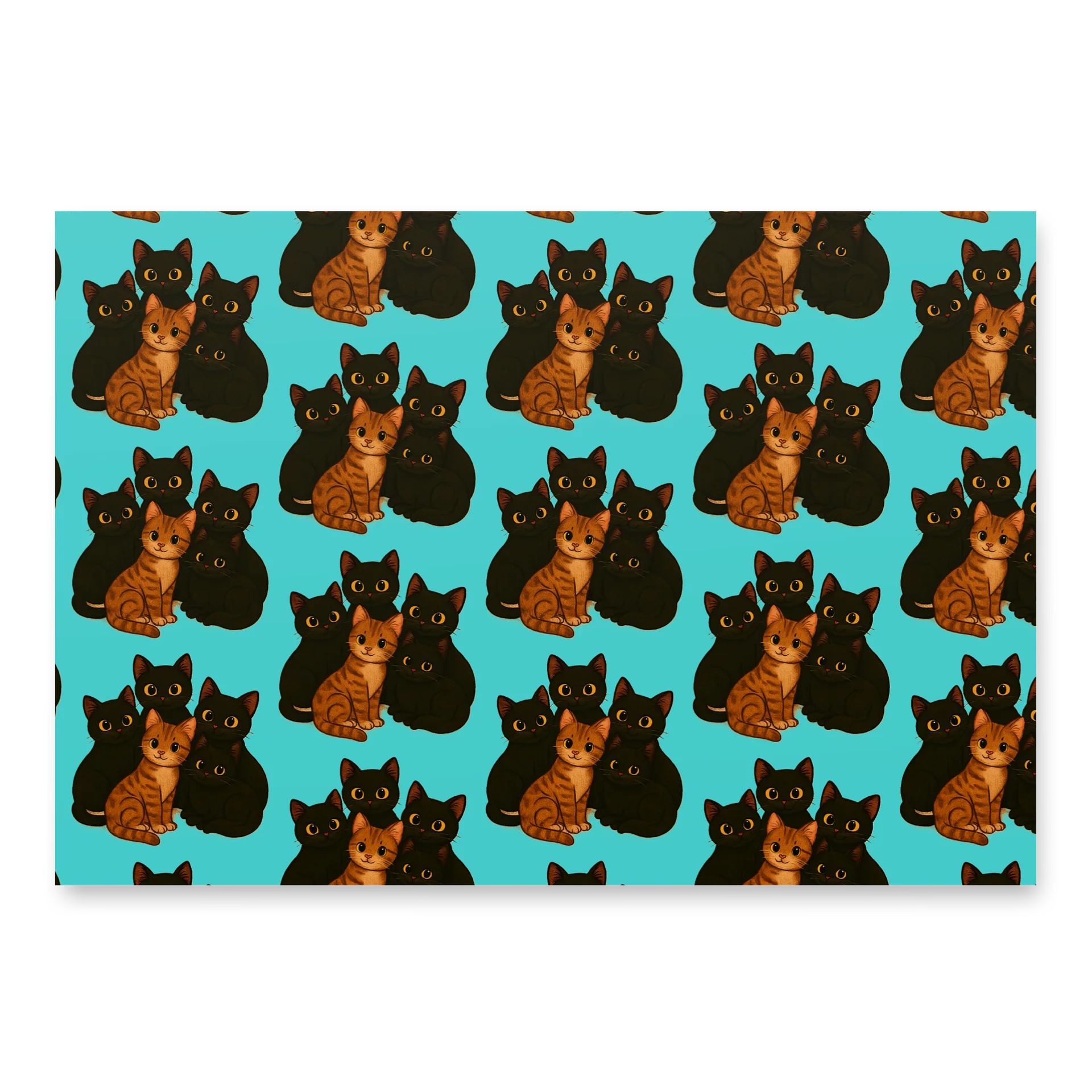 Funky Cartoon Character Wrapping Paper Set product image (1)