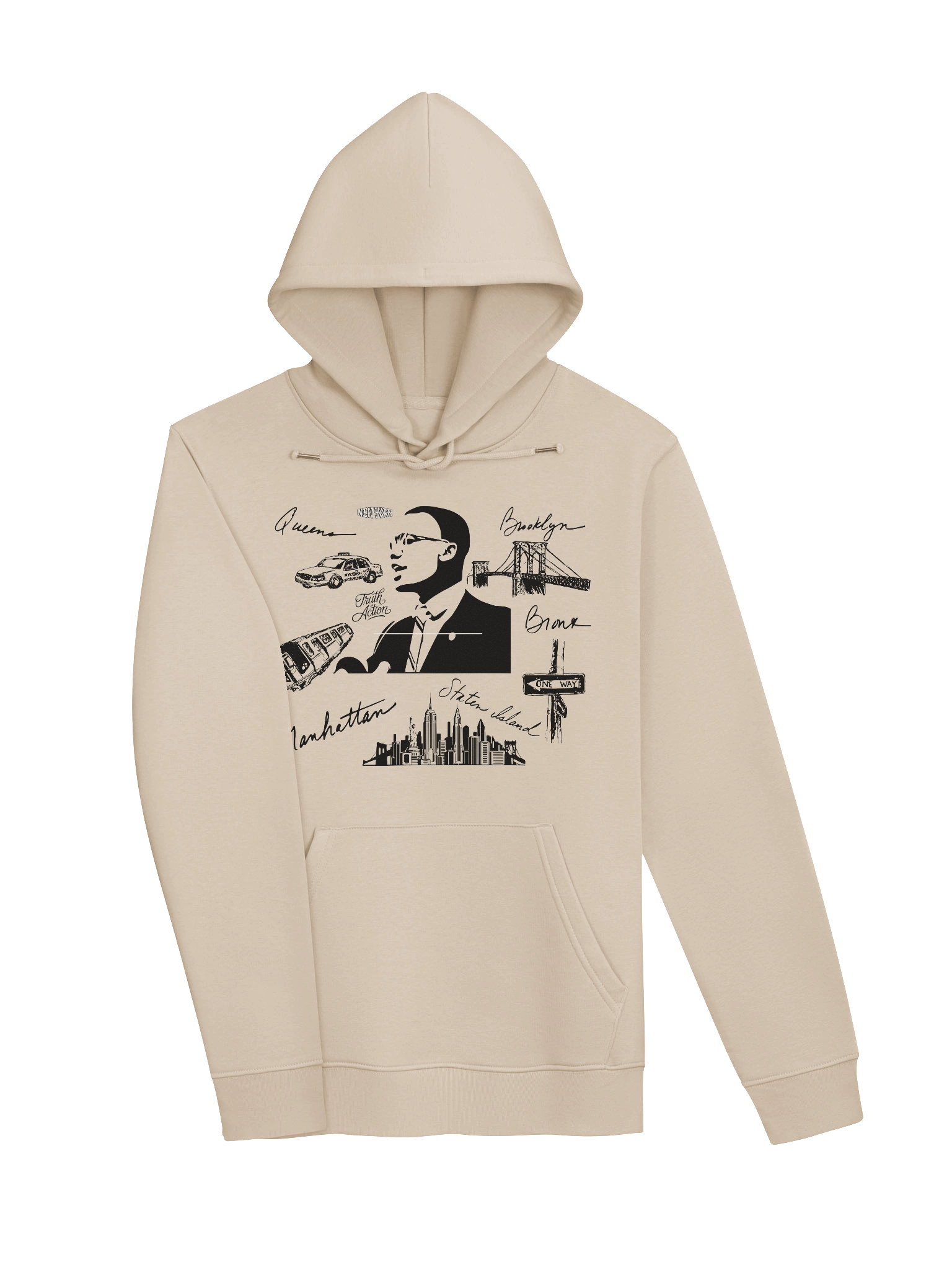 Malcolm X Five boroughs Woman Hoodie product image (4)