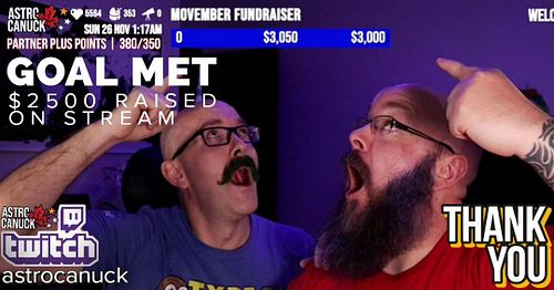 Thank you. From the bottom of our hearts; thank you. This community raised $2500 for @movember in one night and crushed the $...