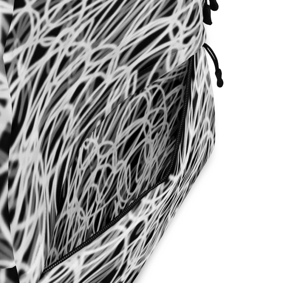 Squiggled zebra backpack product image (11)
