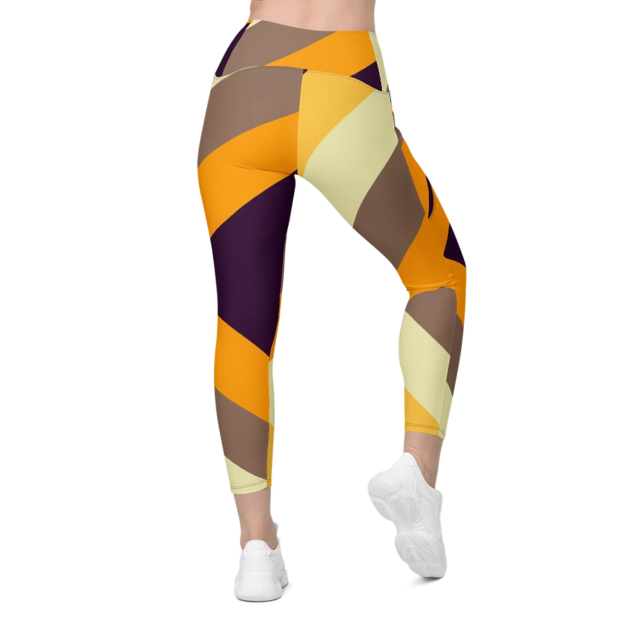 Sunset Stripes All-Over Leggings with Pockets product image (1)