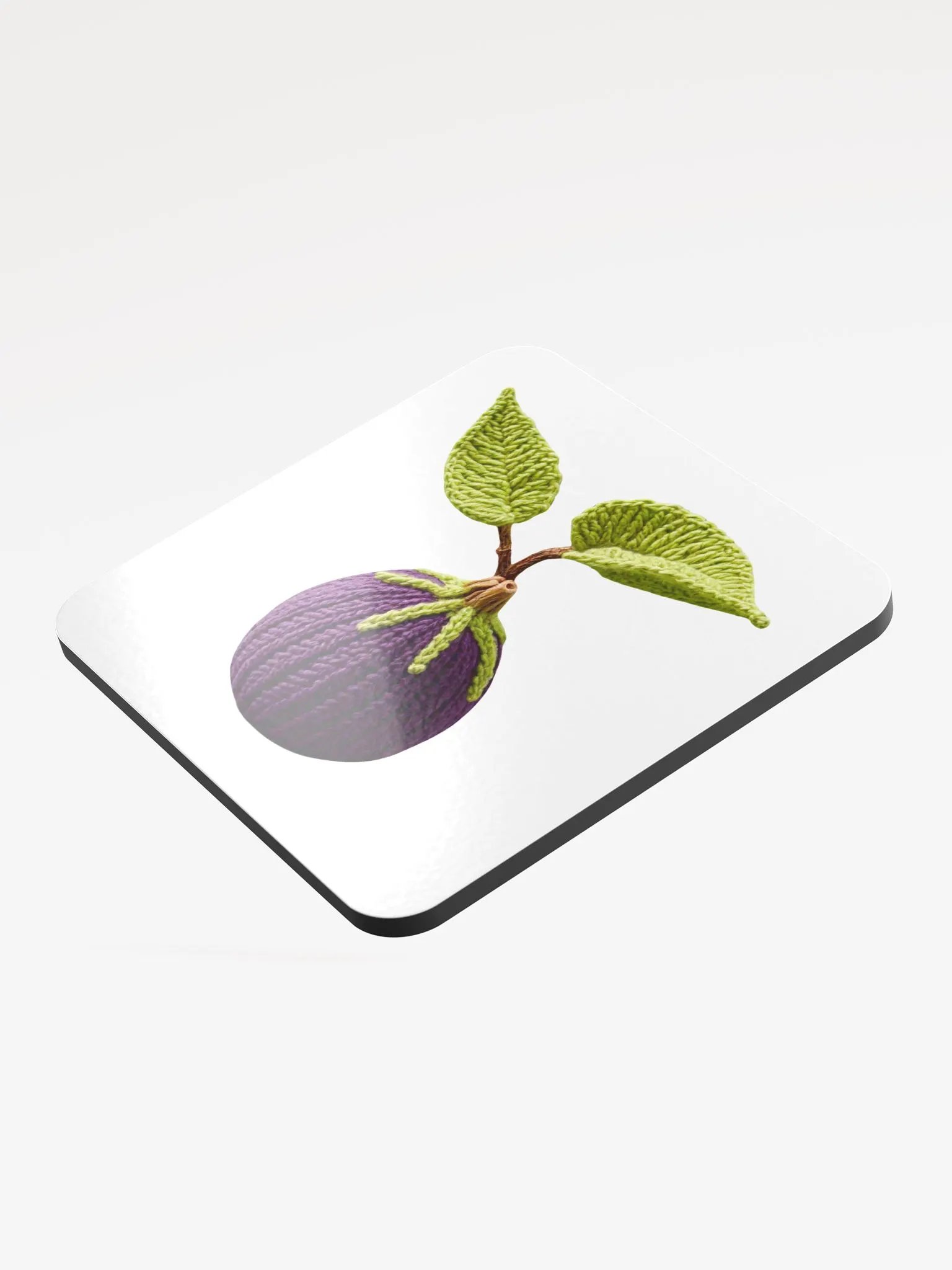 CozyAvocado Glossed Cork Coaster Fig #1 product image (3)