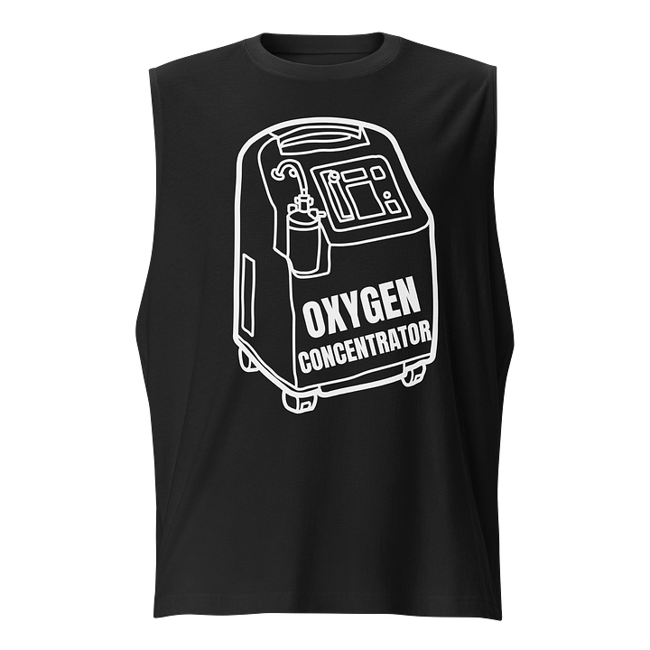oxygen concentrator graphic Muscle Tank product image (1)