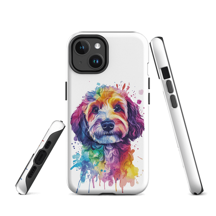 Cockapoo Dog Art iPhone® MagSafe® Tough Case product image (1)