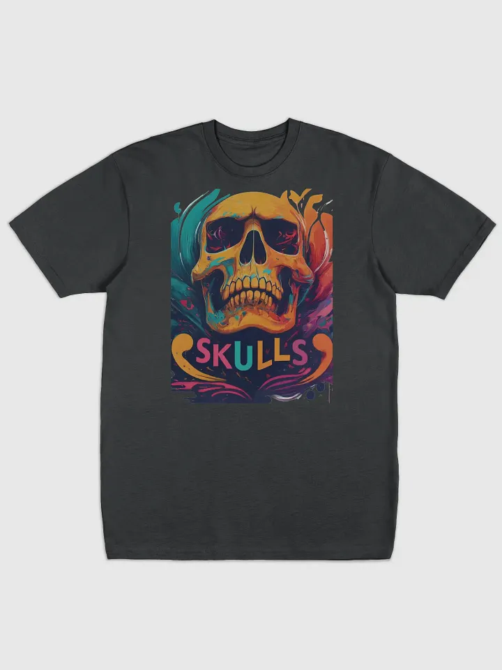 Vibrant Skulls Artistic Tee product image (1)